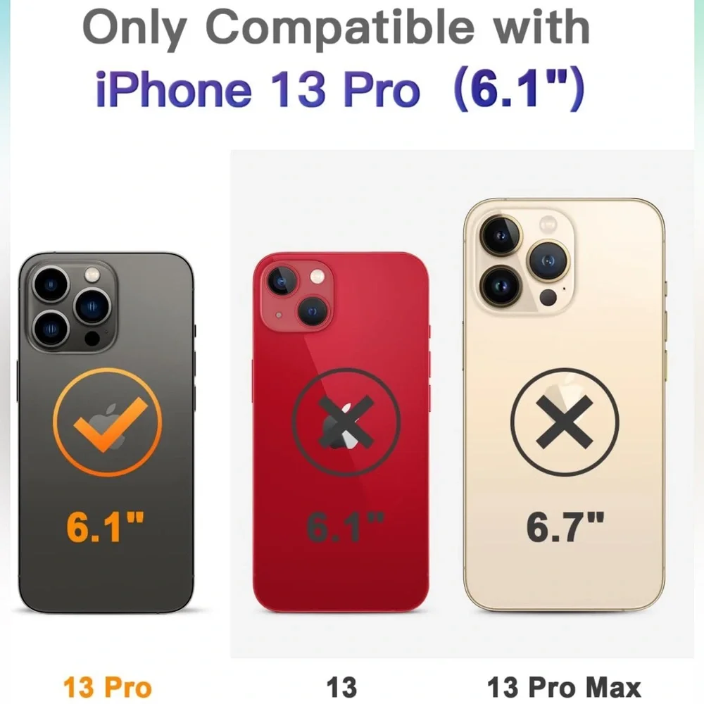 ✨NEW: iPhone 13 Pro Case with Tempered Glass | Clear iPhone 13 pro case ✨